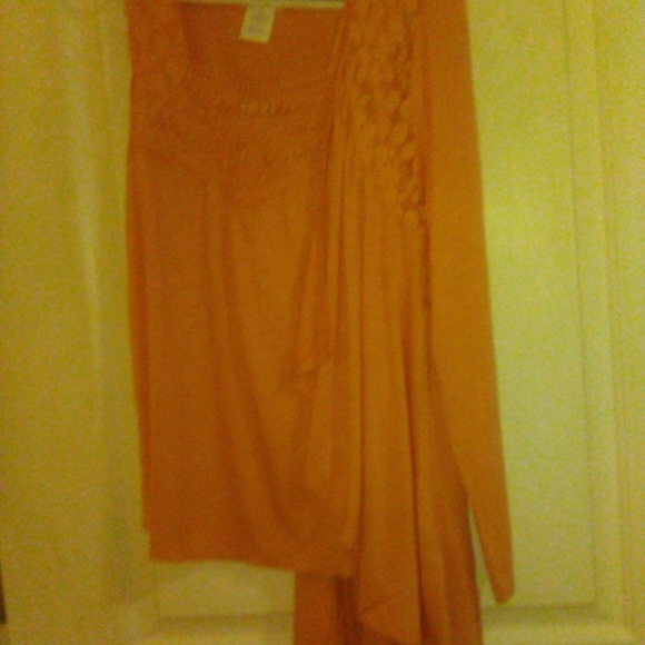 Tank / cardigan , poncho and leopard blouse - Picture 3 of 3